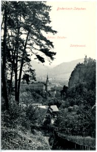 17972-Bodenbach-1914-Schäferwand und Schloß Tetschen-Brück & Sohn Kunstverlag