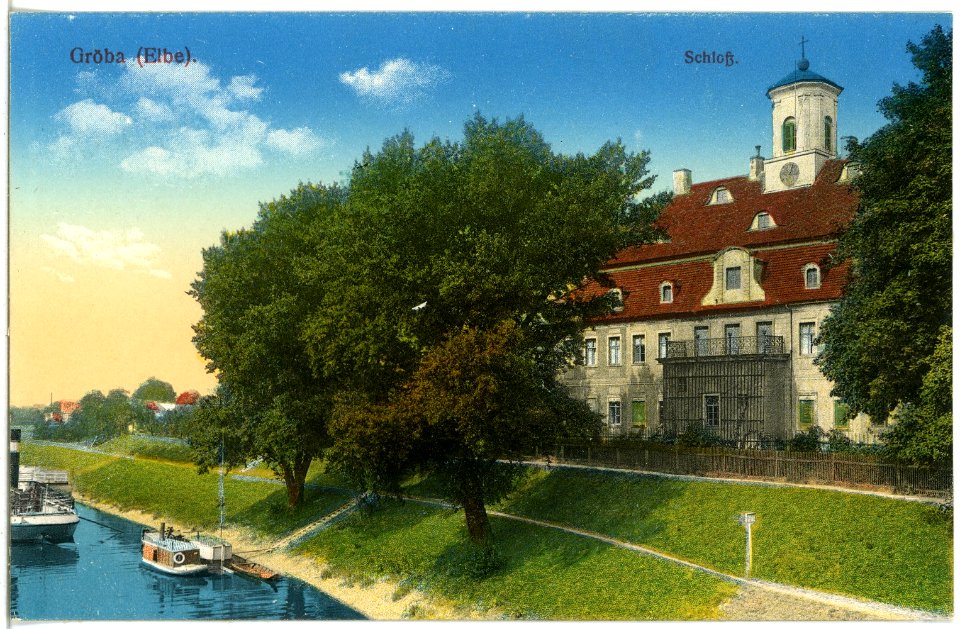 18282-Gröba-1914-Schloß Gröba-Brück & Sohn Kunstverlag