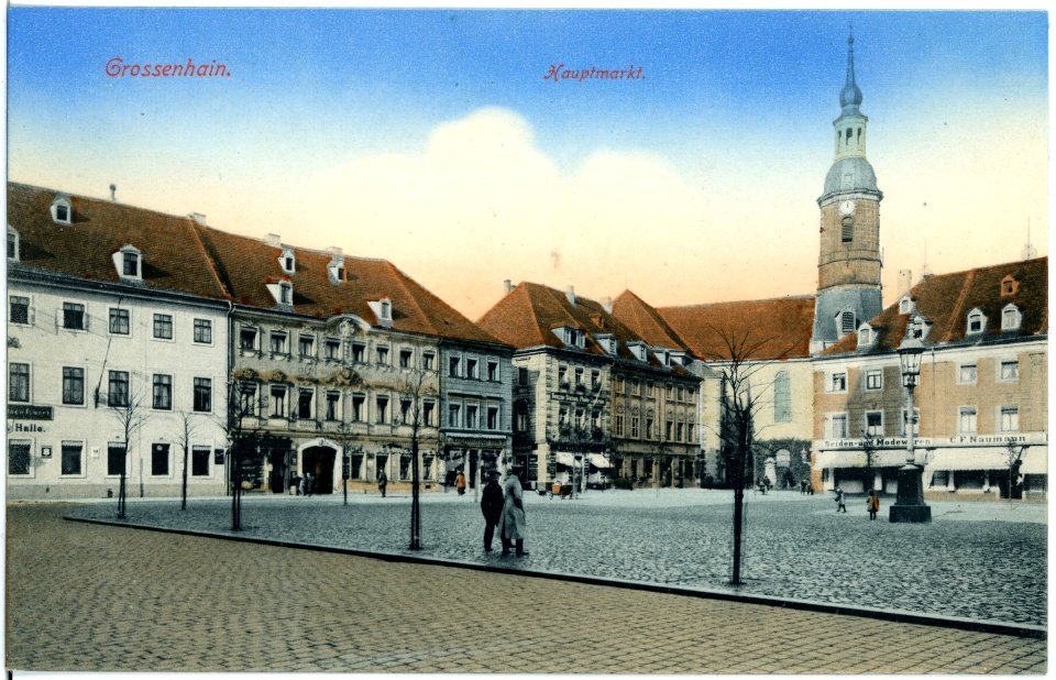 18540-Großenhain-1914-Hauptmarkt-Brück & Sohn Kunstverlag