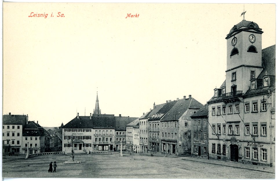 18723-Leisnig-1915-Markt-Brück & Sohn Kunstverlag