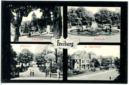 18428-Freiberg-1914-verschiedene Stadtansichten-Brück & Sohn Kunstverlag