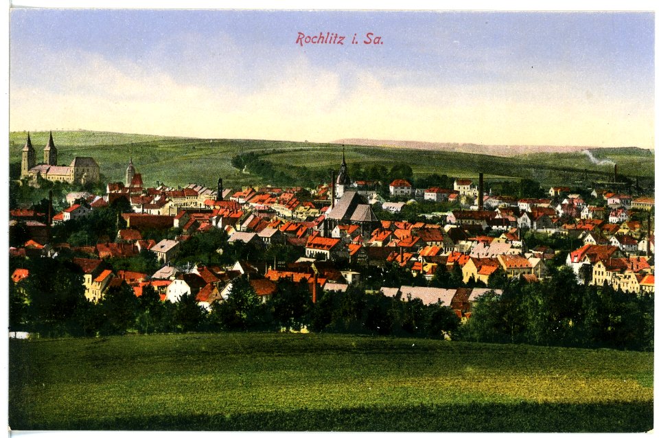 17315-Rochlitz-1914-Blick auf Rochlitz-Brück & Sohn Kunstverlag