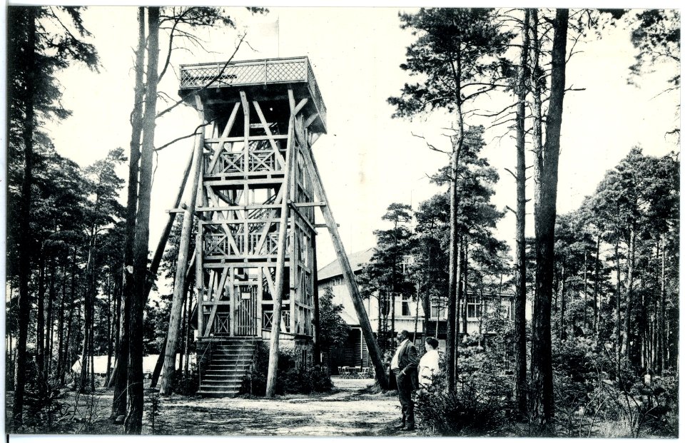 18408-Bad Gottleuba-1914-Aussichtsturm auf dem Augustusberg-Brück & Sohn Kunstverlag