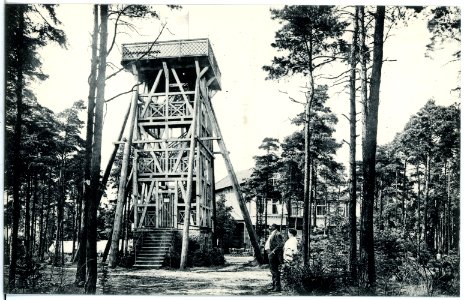 18408-Bad Gottleuba-1914-Aussichtsturm auf dem Augustusberg-Brück & Sohn Kunstverlag