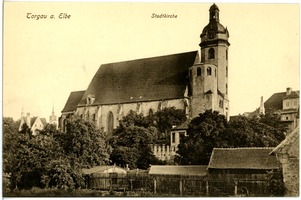18243-Torgau-1914-Stadtkirche-Brück & Sohn Kunstverlag
