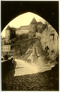 18776-Bautzen-1915-Blick durch das Mühlentor-Brück & Sohn Kunstverlag