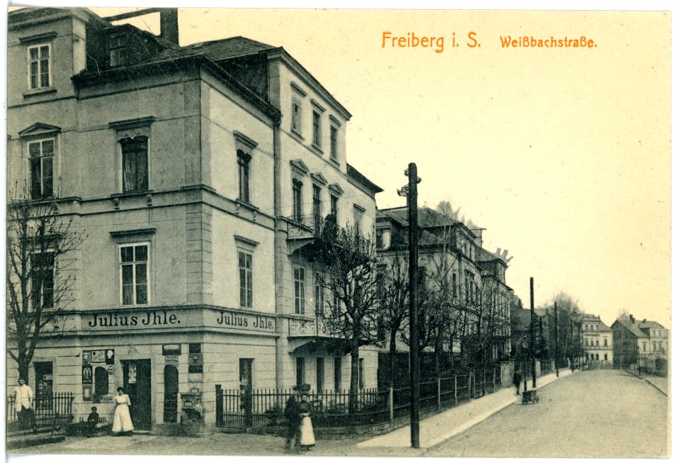 17346-Freiberg-1914-Weißbachstraße-Brück & Sohn Kunstverlag