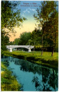 18450-Torgau-1914-Ziethenbrücke im Glacis-Brück & Sohn Kunstverlag