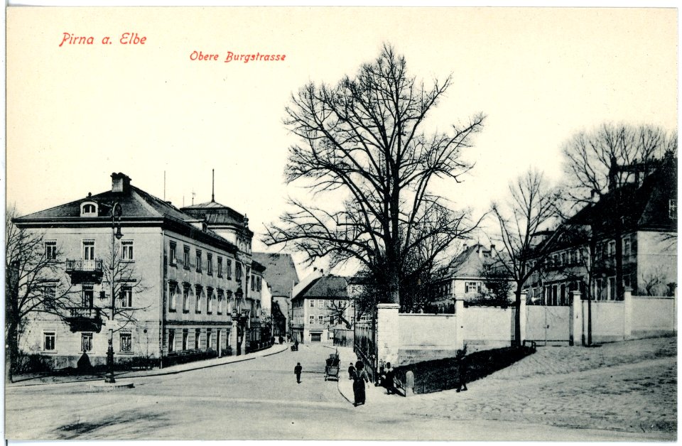 18727-Pirna-1915-Obere Burgstraße-Brück & Sohn Kunstverlag