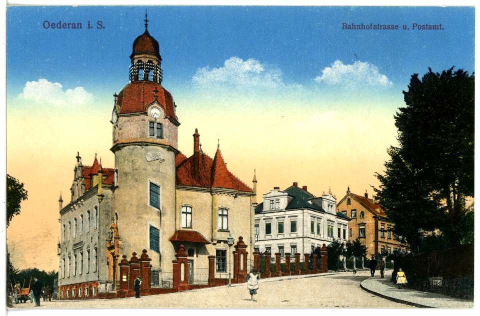17340-Oederan-1914-Bahnhofstraße-Brück & Sohn Kunstverlag