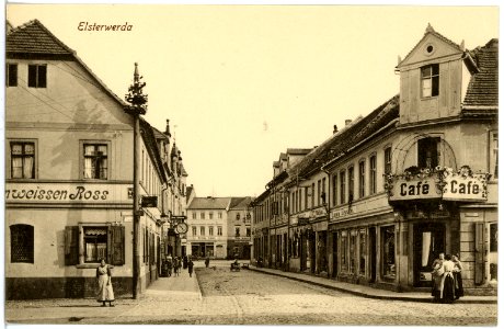 18220-Elsterwerda-1914-Straßenansicht-Brück & Sohn Kunstverlag photo