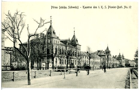 17658-Pirna-1914-Pionierkaserne-Brück & Sohn Kunstverlag