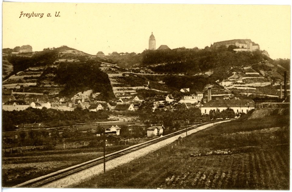 17612-Freyburg-1914-Blick auf Freyburg-Brück & Sohn Kunstverlag