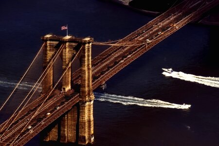 Hudson river aerial view landmark photo