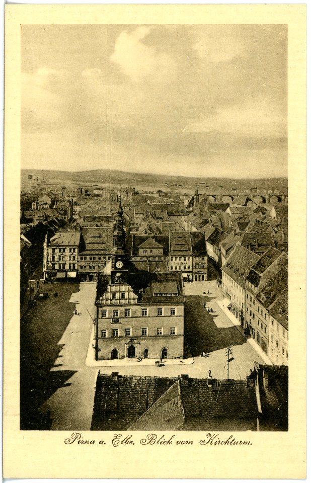 18720-Pirna-1915-Blick auf Pirna vom Kirchturm-Brück & Sohn Kunstverlag