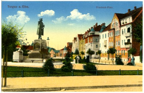 18292-Torgau-1914-Friedrichsplatz-Brück & Sohn Kunstverlag