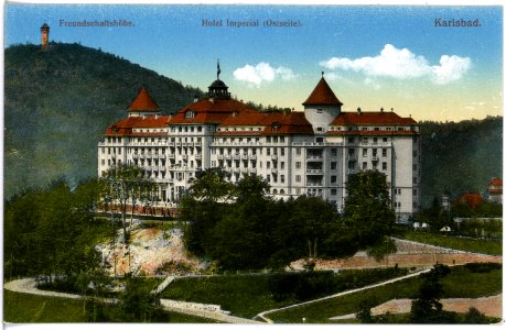 18822-Karlsbad-1915-Freundschaftshöhe, Hotel Imperial-Brück & Sohn Kunstverlag