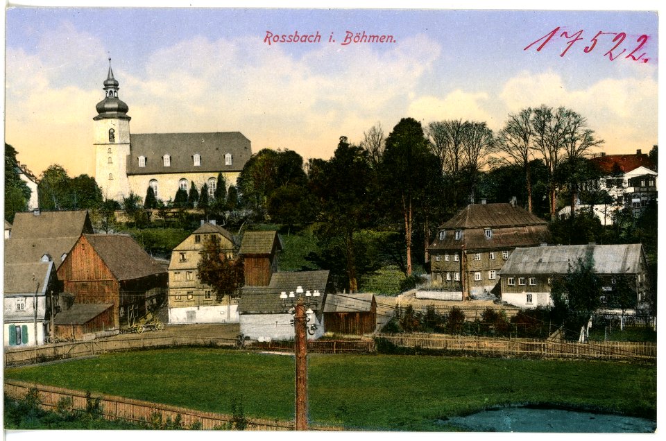 17522-Roßbach-1914-Blick auf Roßbach-Brück & Sohn Kunstverlag