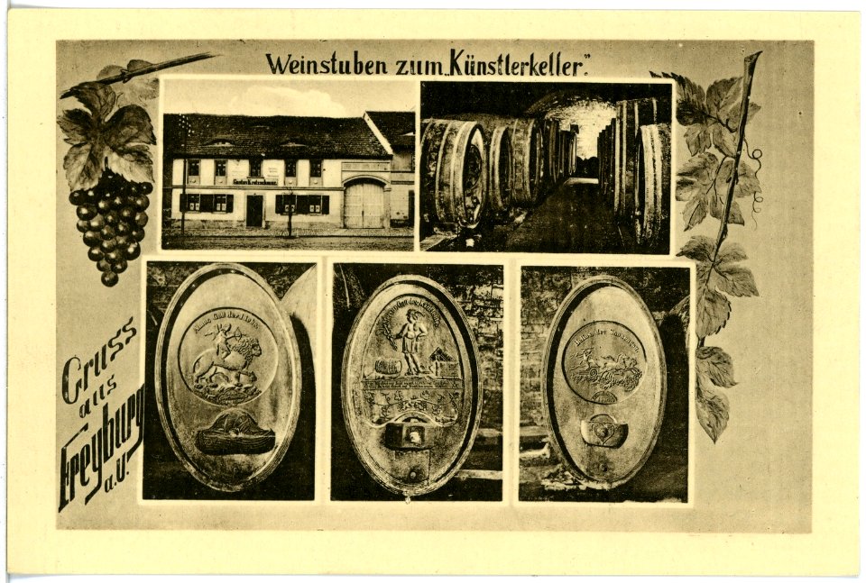 17547-Freyburg-1914-Weinstube zum Künstlerkeller-Brück & Sohn Kunstverlag
