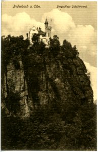18298-Bodenbach-1914-Bergschloß Schäferwand-Brück & Sohn Kunstverlag