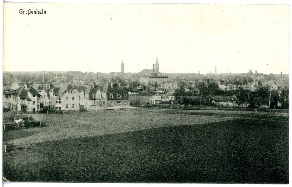 18629-Großenhain-1915-Blick auf Großenhain-Brück & Sohn Kunstverlag