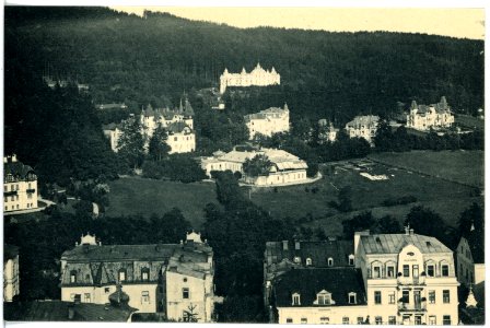 17580-Marienbad-1914-Cafe Miramondi und Cafe Bellevue-Brück & Sohn Kunstverlag