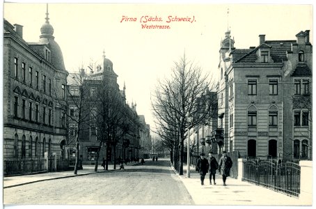 17666-Pirna-1914-Weststraße-Brück & Sohn Kunstverlag