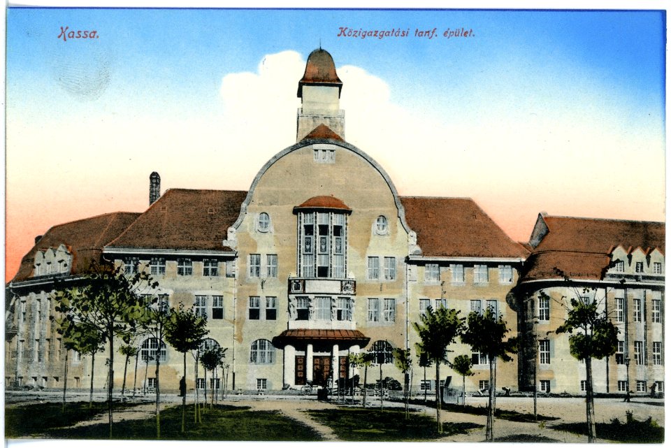 17571-Kassa-1914-Közigazgatasi tanf. epület-Brück & Sohn Kunstverlag