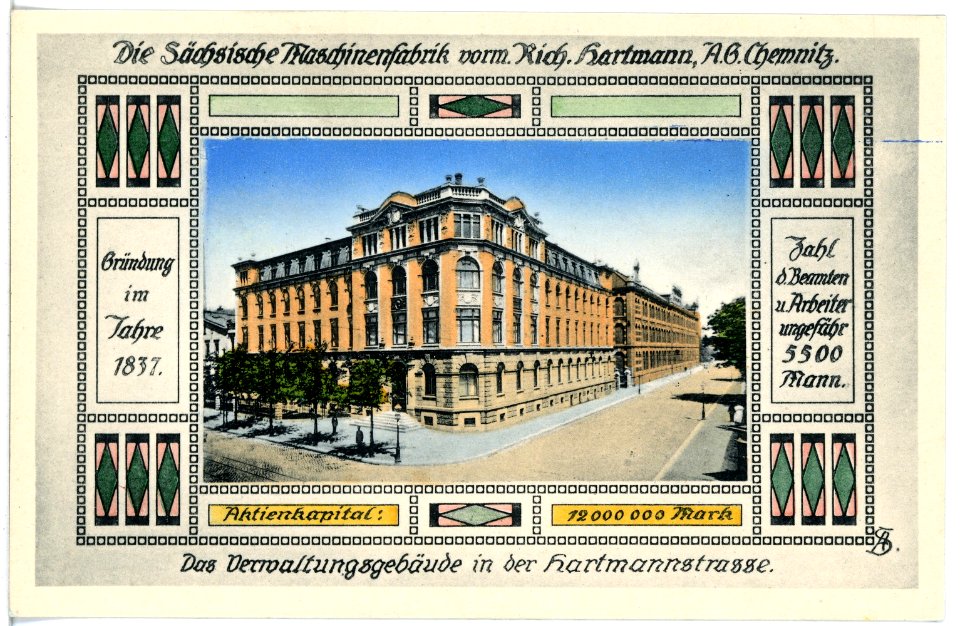 17511-Chemnitz-1914-Maschinenfabrik vormals R. Hartmann-Brück & Sohn Kunstverlag