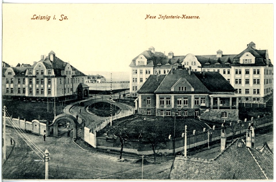 18621-Leisnig-1915-Neue Infanterie - Kaserne-Brück & Sohn Kunstverlag