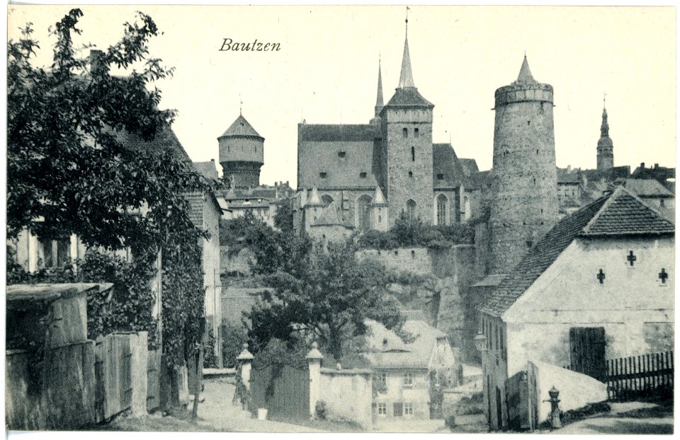 18119-Bautzen-1914-Blick auf Bautzen-Brück & Sohn Kunstverlag