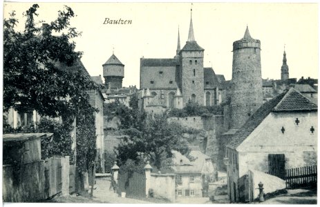 18119-Bautzen-1914-Blick auf Bautzen-Brück & Sohn Kunstverlag