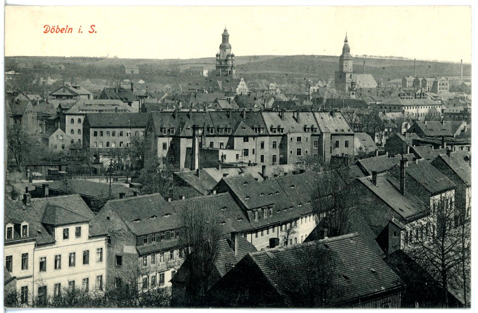18856-Döbeln-1915-Blick auf Döbeln-Brück & Sohn Kunstverlag