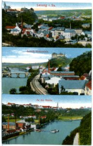 18610-Leisnig-1915-verschiedene Stadtansichten-Brück & Sohn Kunstverlag