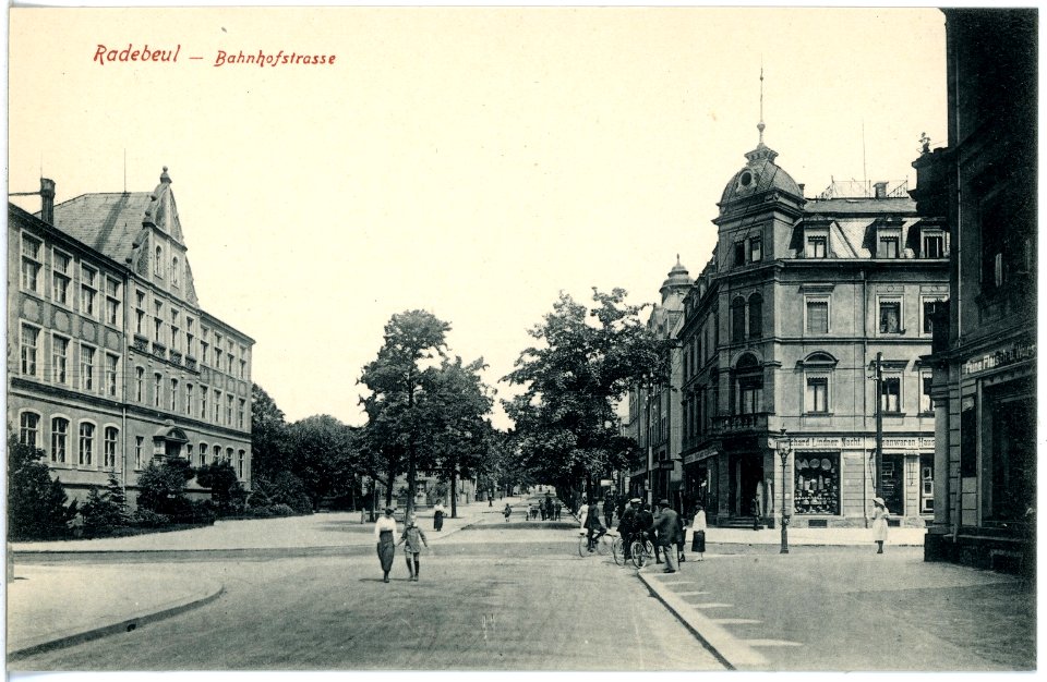 17974-Radebeul-1914-Bahnhofstraße-Brück & Sohn Kunstverlag
