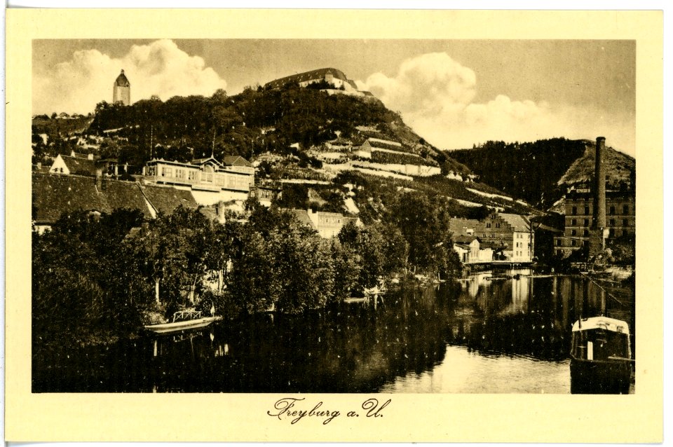 17555-Freyburg-1914-Blick auf Freyburg-Brück & Sohn Kunstverlag