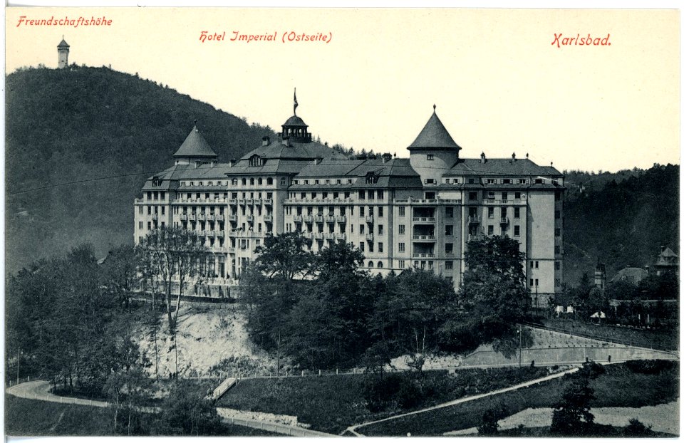 18095-Karlsbad-1914-Hotel Imperial Ostseite-Brück & Sohn Kunstverlag