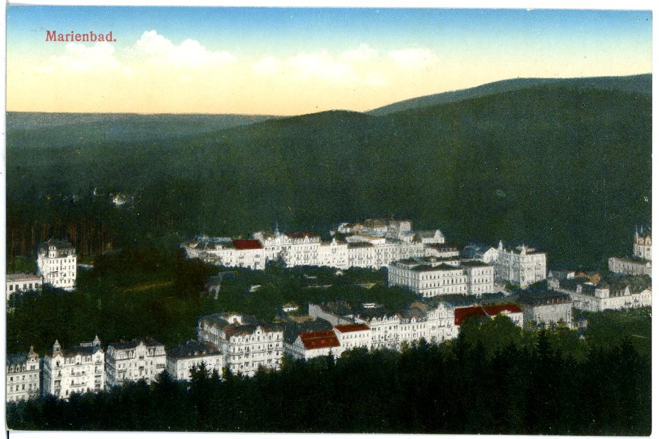 17643-Marienbad-1914-Blick auf Marienbad-Brück & Sohn Kunstverlag