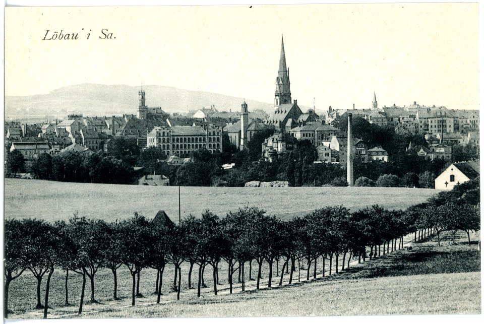 18421-Löbau-1914-Blick auf Löbau-Brück & Sohn Kunstverlag
