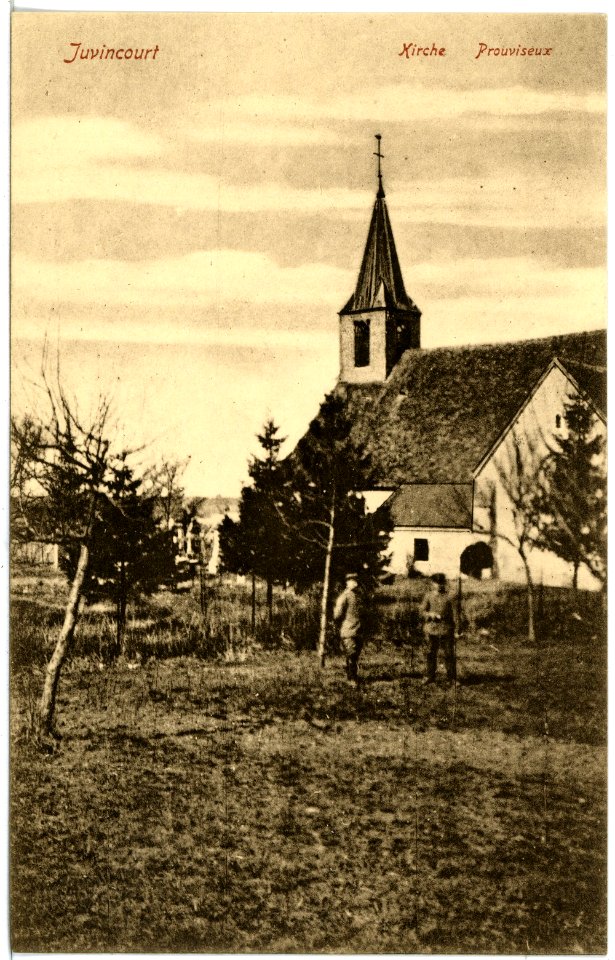 18793-Jouvincourt-1915-Kirche Prouviseux-Brück & Sohn Kunstverlag