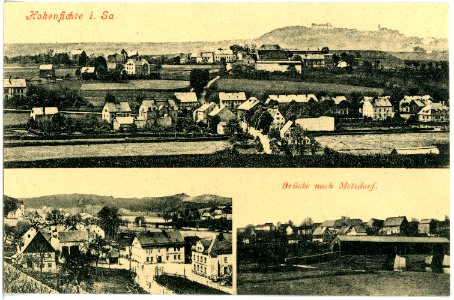 17969-Hohenfichte-1914-Blick auf Hohenfichte-Brück & Sohn Kunstverlag