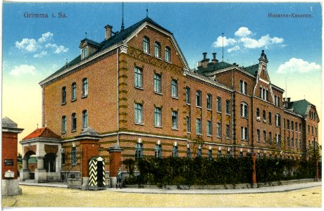 18504-Grimma-1914-Husarenkaserne-Brück & Sohn Kunstverlag