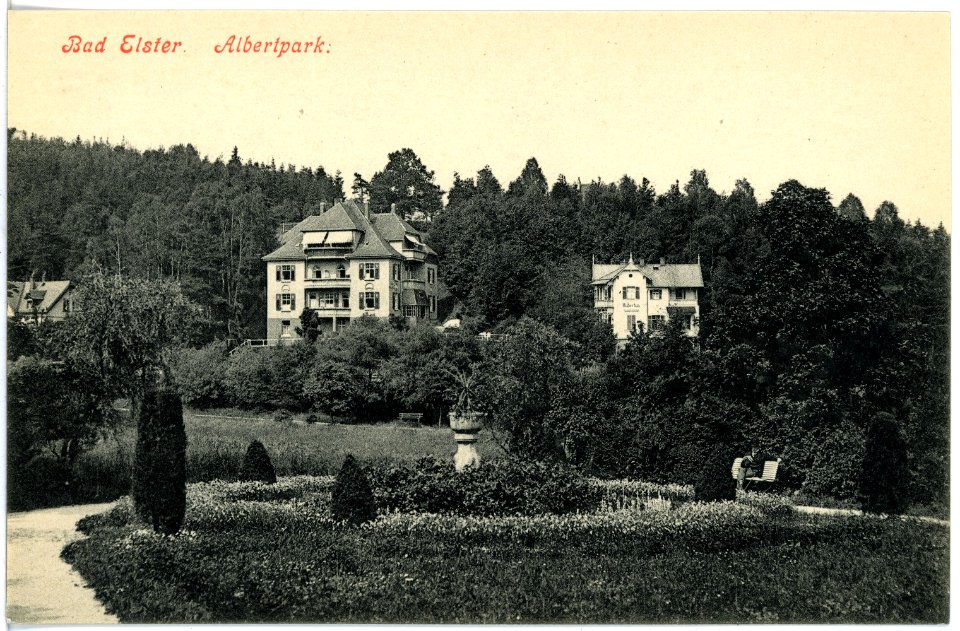 17964-Bad Elster-1914-Albertpark-Brück & Sohn Kunstverlag