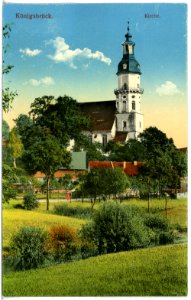 18718-Königsbrück-1915-Kirche-Brück & Sohn Kunstverlag