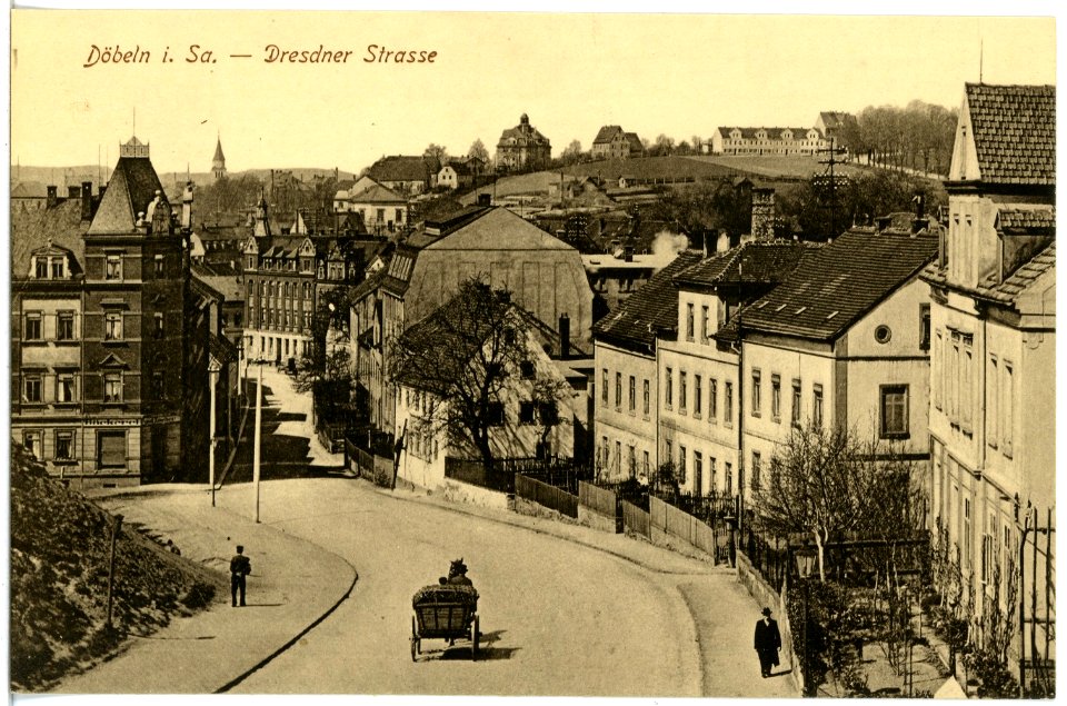 18862-Döbeln-1915-Dresdner Straße-Brück & Sohn Kunstverlag