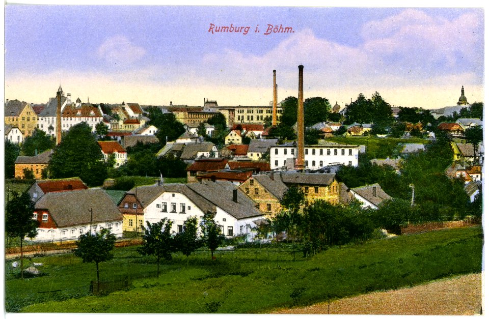 17330-Rumburg-1914-Blick auf Rumburg-Brück & Sohn Kunstverlag