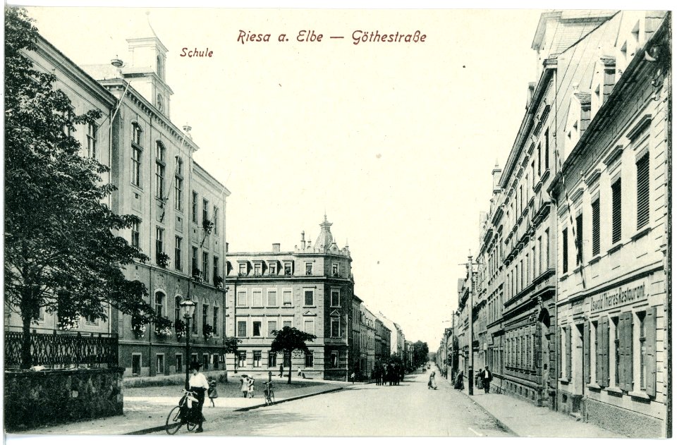 18170-Riesa-1914-Goethestraße-Brück & Sohn Kunstverlag