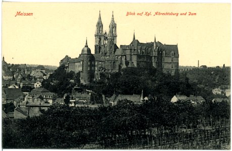17935-Meißen-1914-Albrechtsburg und Dom-Brück & Sohn Kunstverlag
