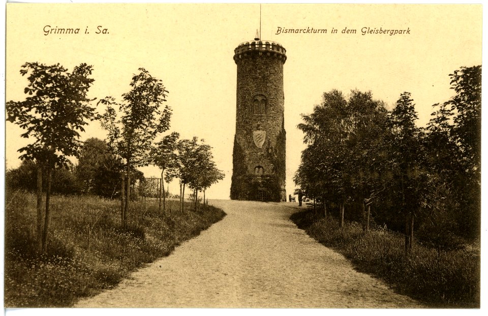 17282-Grimma-1914-Bismarckturm-Brück & Sohn Kunstverlag
