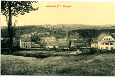17905-Göhrsdorf-1914-Blick auf den Ort-Brück & Sohn Kunstverlag